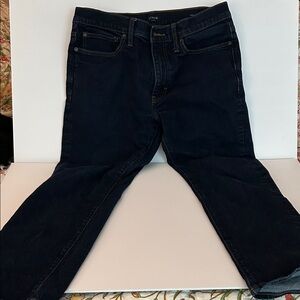 J. Crew Men's Straight Jeans in Dark Navy